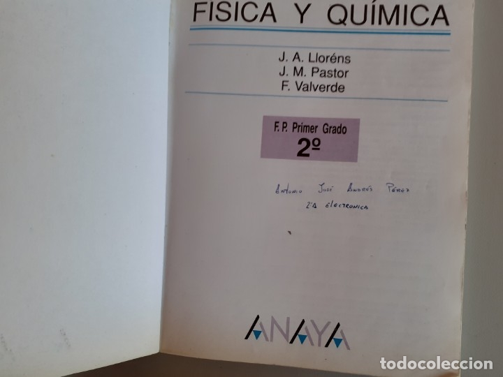 Libros de segunda mano: F&iacute;sica y Qu&iacute;mica 2* FP ANAYA - Foto 3