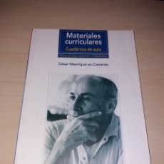 Libros de segunda mano: CESAR MANRIQUE - MATERIALES CURRICULARES - CUADERNOS DE AULA.. Lote 176705017