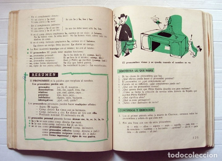 Libros de segunda mano: Libro de texto Espa&ntilde;ol 2&ordf; curso de Bachillerato Ediciones SM. 1961 - Foto 3