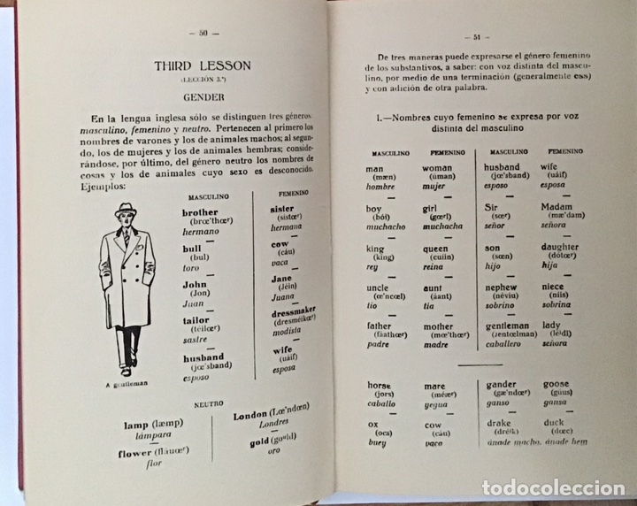 Libros de segunda mano: M&eacute;todo de ingl&eacute;s Girau. Libro primero - Foto 3