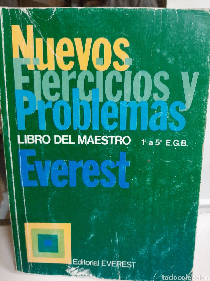 Libros de segunda mano: 1986 libro maestro problemas everest 1a5 egb - Foto 1