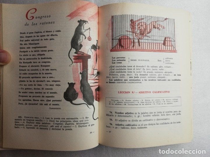 Libros de segunda mano: GRAM&Aacute;TICA ESPA&Ntilde;OLA - SEGUNDO GRADO - LUIS VIVES - Foto 3