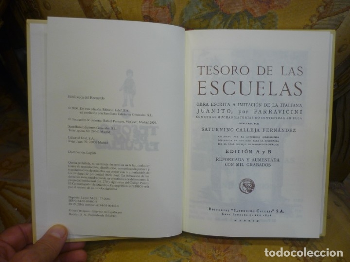 Libros de segunda mano: TESORO DE LAS ESCUELAS (I). MUY ILUSTRADA. - Foto 4