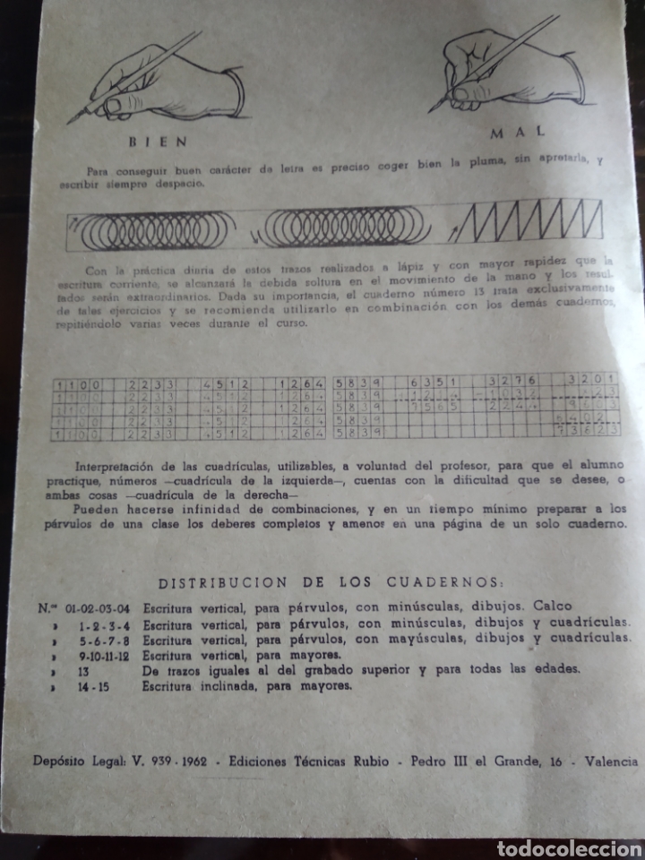 Libros de segunda mano: RUBIO. Escritura vertical 12. A&ntilde;o1962 - Foto 2