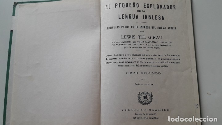 Libros de segunda mano: EL PEQUE&Ntilde;O EXPLORADOR DE LA LENGUA INGLESA LIBRO Segundo - Foto 3