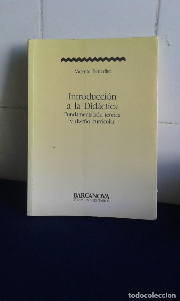 Libros de segunda mano: INTRODUCCI&Oacute;N A LA DID&Aacute;CTICA, VICENTE BENEDITO, EDITORIAL BARCANOVA - Foto 1