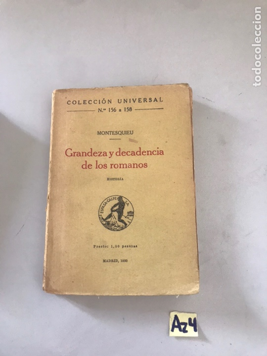 Libros de segunda mano: GRANDEZA Y DECADENCIA DE LOS ROMANOS - Foto 1