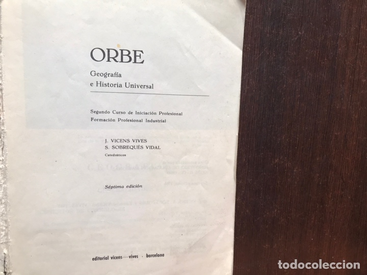 Libros de segunda mano: ORBE. Geograf&iacute;a e historia universal. Vicens vives - Foto 3