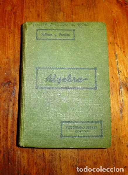 Libros de segunda mano: &Aacute;lgebra / por Ignacio Salinas y Angulo y Manuel Ben&iacute;tez y Parodi - Foto 1