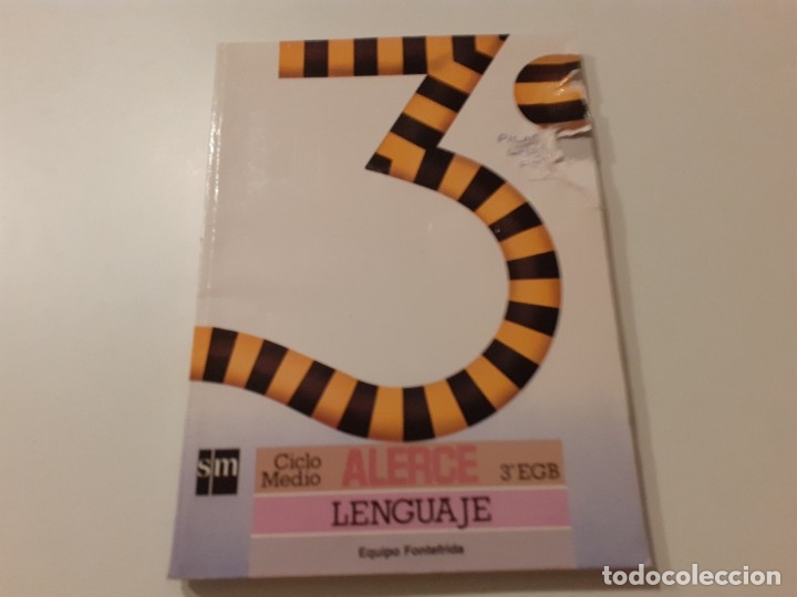 Libros de segunda mano: ALERCE - LENGUAJE - 3 EGB - CICLO MEDIO - EDICIONES SM - Foto 1