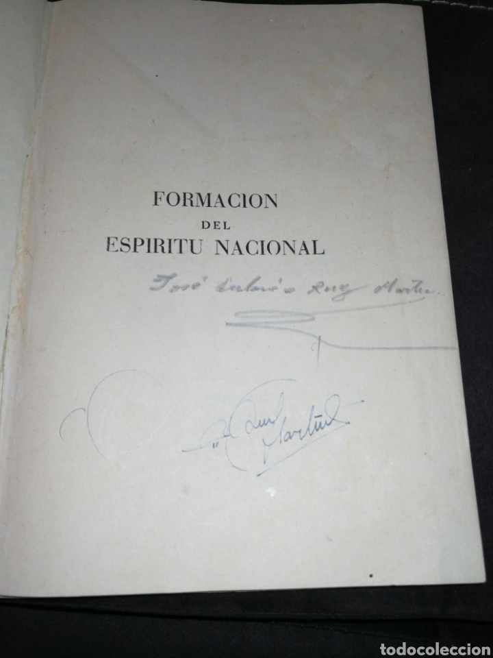 Libros de segunda mano: FORMACI&Oacute;N DEL ESP&Iacute;RITU NACIONAL 1957 - Foto 2