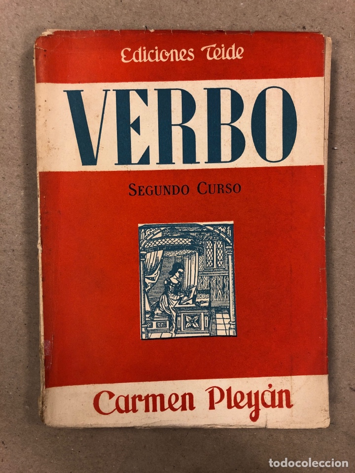 Libros de segunda mano: VERBO, CURSO DE GRAM&Aacute;TICA CASTELLANA CON LECTURAS. 2&ordm; CURSO. CARMEN PLEY&Aacute;N DE GARC&Iacute;A LOPEZ.