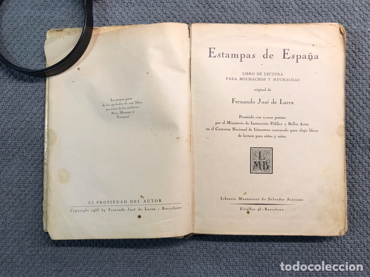 Libros de segunda mano: LIBROS DE TEXTO, ESTAMPAS DE ESPA&Ntilde;A, Libro de Lectura para Muchachos y Muchachas (a.1933) - Foto 2