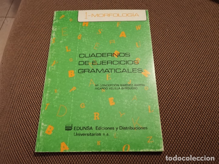 Libros de segunda mano: CUADERNOS DE EJERCICIOS GRAMATICALES 1 MORFOLOG&Iacute;A EDUNSA 1987 SIN USAR - Foto 1