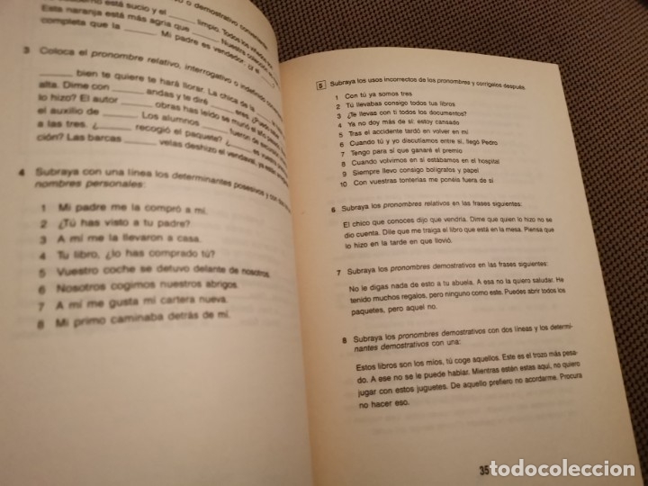 Libros de segunda mano: CUADERNOS DE EJERCICIOS GRAMATICALES 1 MORFOLOG&Iacute;A EDUNSA 1987 SIN USAR - Foto 4