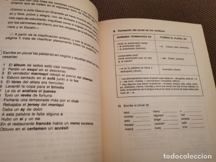Libros de segunda mano: CUADERNOS DE EJERCICIOS GRAMATICALES 1 MORFOLOG&Iacute;A EDUNSA 1987 SIN USAR - Foto 5