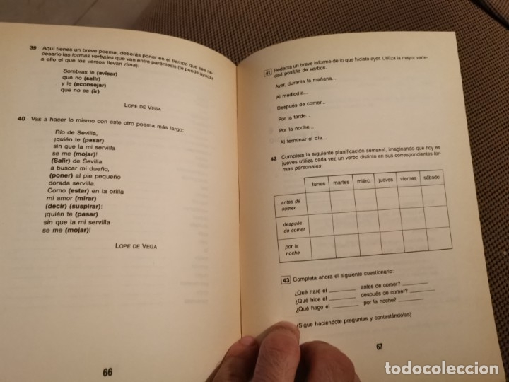Libros de segunda mano: CUADERNOS DE EJERCICIOS GRAMATICALES 1 MORFOLOG&Iacute;A EDUNSA 1987 SIN USAR - Foto 6