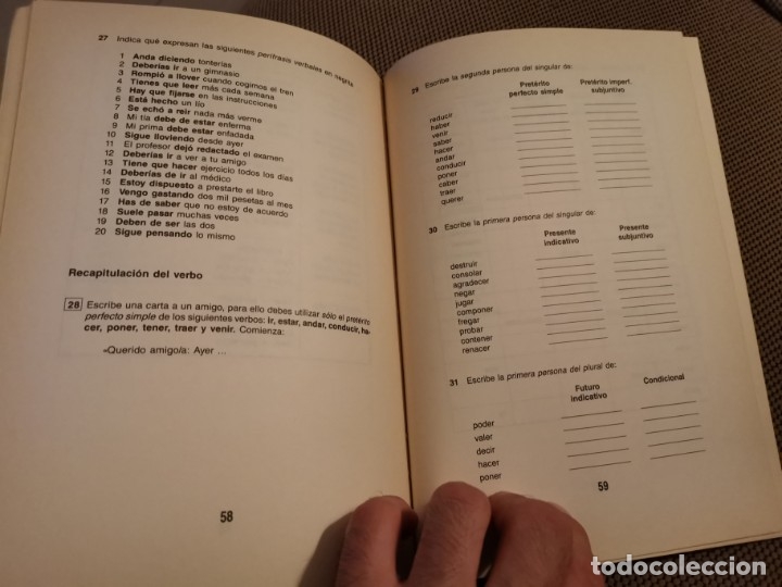 Libros de segunda mano: CUADERNOS DE EJERCICIOS GRAMATICALES 1 MORFOLOG&Iacute;A EDUNSA 1987 SIN USAR - Foto 7