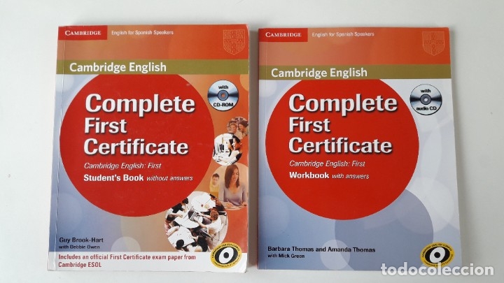 Libros de segunda mano: CAMBRIDGE ENGLISH. COMPLETE FIRST CERTIFICATE WITH CD-ROM (2 TOMOS) - Foto 2