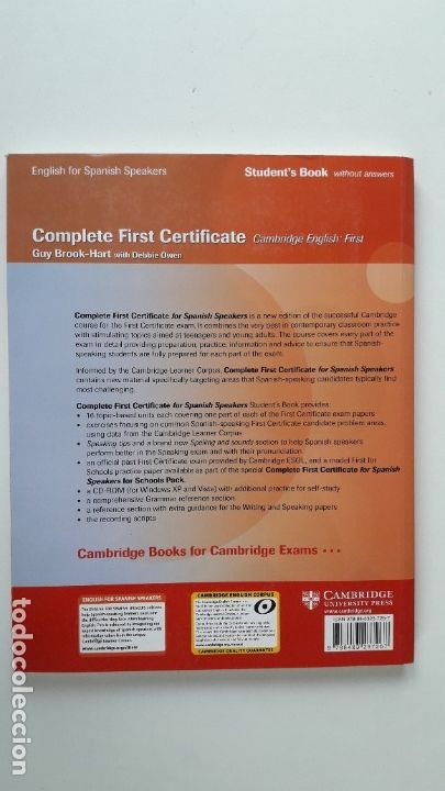 Libros de segunda mano: CAMBRIDGE ENGLISH. COMPLETE FIRST CERTIFICATE WITH CD-ROM (2 TOMOS) - Foto 9