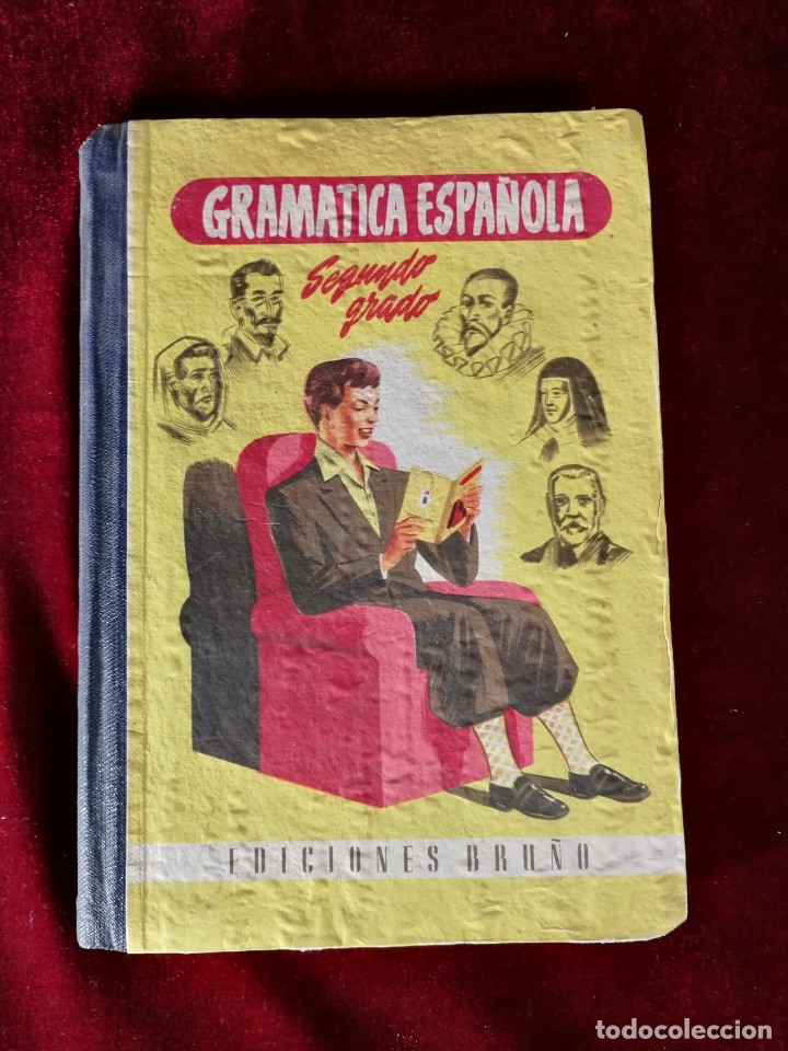 Libros de segunda mano: Original de &eacute;poca 1958 Gramatica Espa&ntilde;ola Segundo Grado - Ediciones Bru&ntilde;o - Foto 1