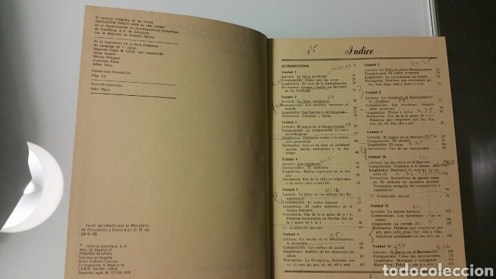 Libros de segunda mano: Gu&iacute;a did&aacute;ctica, lenguaje, EGB santillana 7. - Foto 6