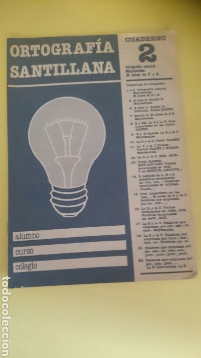 Libros de segunda mano: Cuadernillo Ortografia Santillana n 2. A&ntilde;o 1985 - Foto 1