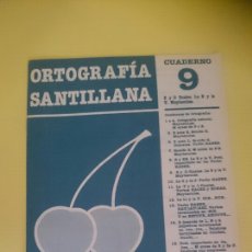 Libros de segunda mano: CUADERNILLO ORTOGRAFIA SANTILLANA N. 9. AÑO 1985. Lote 358461670