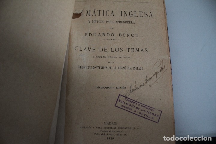 Libros de segunda mano: GRAM&Aacute;TICA INGLESA CLAVE DE LOS TEMAS - Foto 1