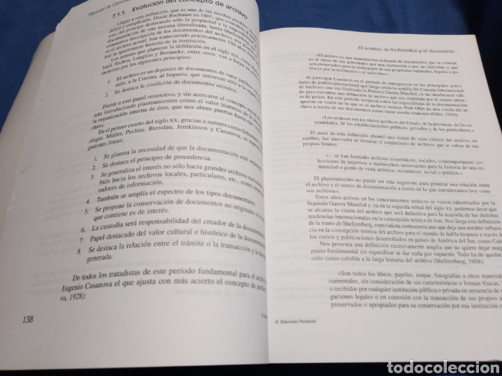 Libros de segunda mano: MANUAL DE CIENCIAS DE LA DOCUMENTACI&Oacute;N. JOS&Eacute; L&Oacute;PEZ YEOES - Foto 5
