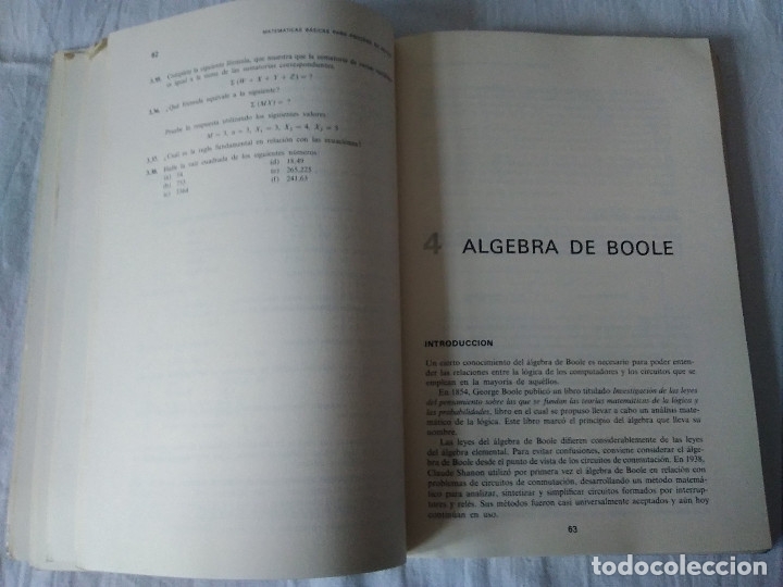 Libros de segunda mano: 63-MATEMATICAS BASICAS PARA PROCESO DE DATOS, James A. Saxon, - Foto 5
