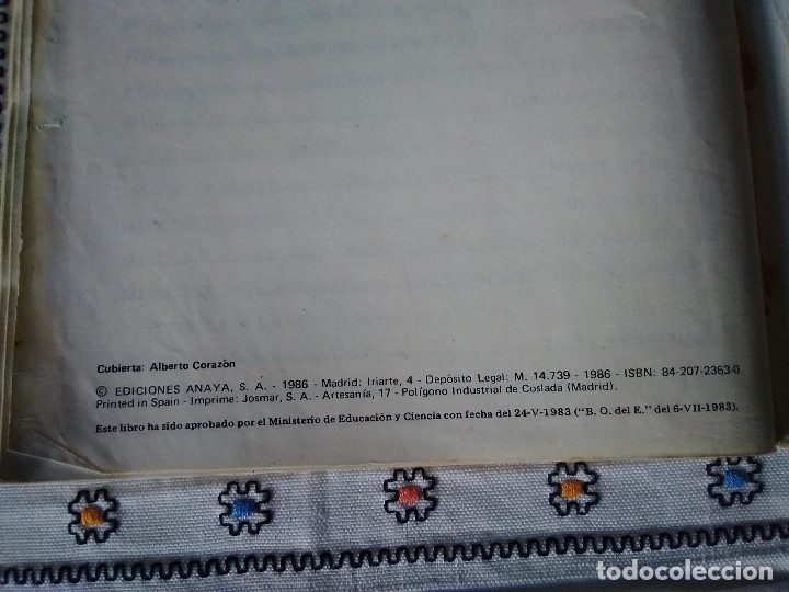 Libros de segunda mano: 62-AZIMUT MATEMATICAS 8&ordm; E.G.B, anaya, 1987 - Foto 3