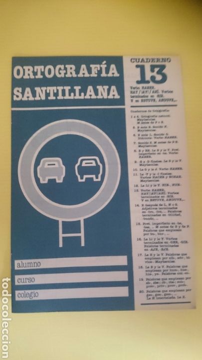 Libros de segunda mano: Cuadernillo Ortografia Santillana n. 13 - Foto 1