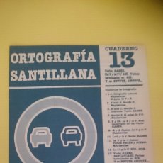 Libros de segunda mano: CUADERNILLO ORTOGRAFIA SANTILLANA N. 13. Lote 377535374