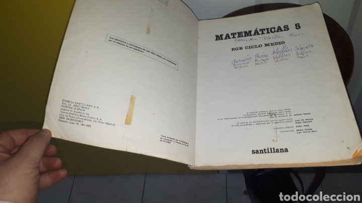 Libros de segunda mano: MATEM&Aacute;TICAS 5 SANTILLANA 1982 - Foto 4