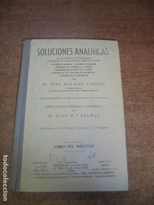 Libros de segunda mano: SOLUCIONES ANAL&Iacute;TICAS (DALMAU CARLES) - Foto 15