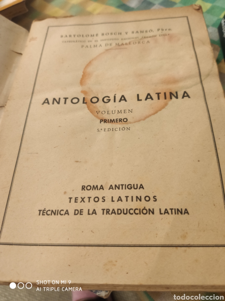 Libros de segunda mano: Antolog&iacute;a latina - Foto 3