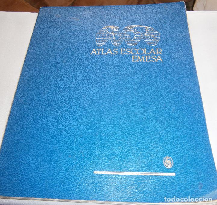Libros de segunda mano: atlas escolar   emesa  a&ntilde;o 1978 - Foto 1