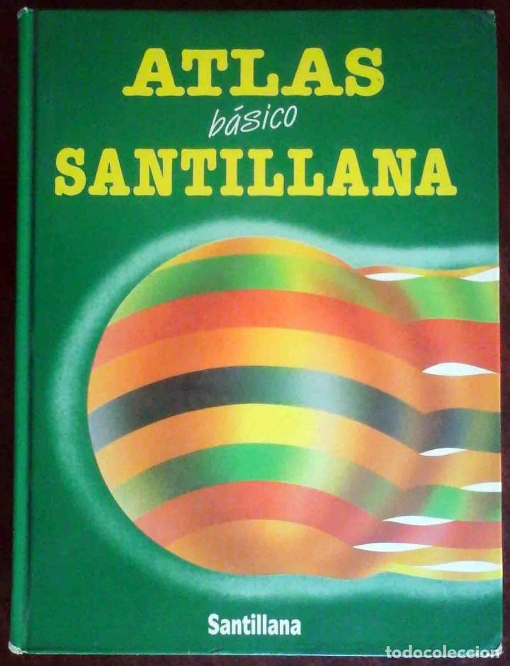Libros de segunda mano: Atlas B&aacute;sico Santillana 1994 - Foto 1