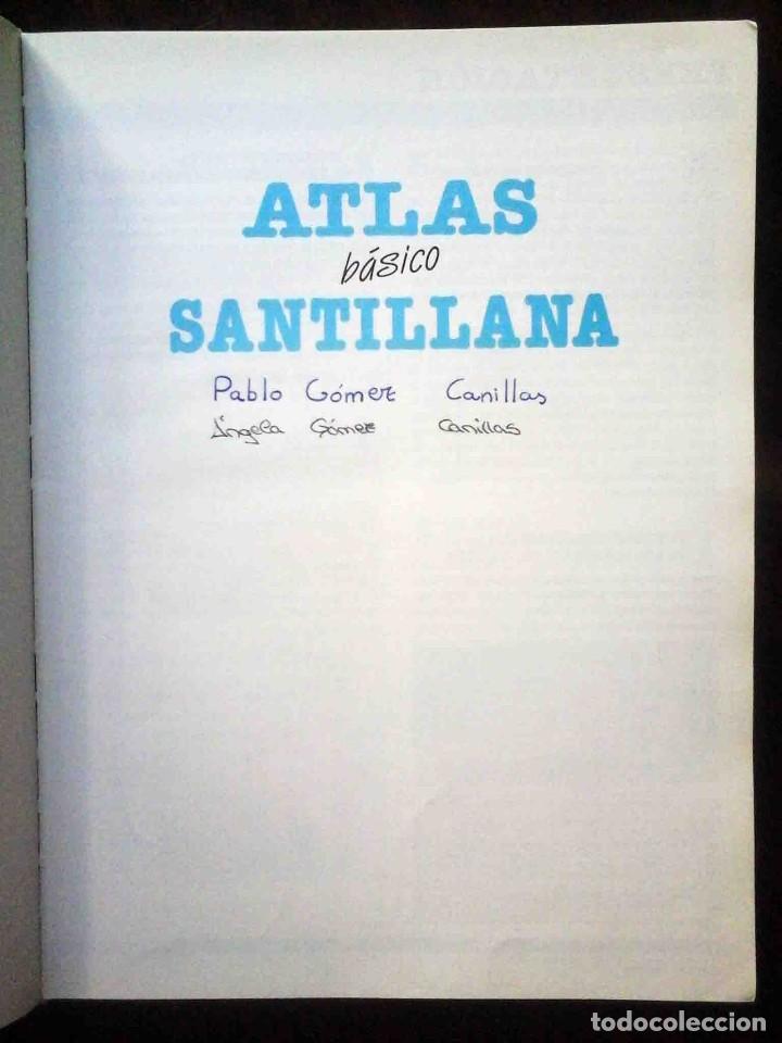 Libros de segunda mano: Atlas B&aacute;sico Santillana 1994 - Foto 2