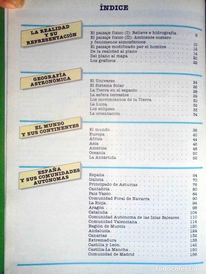 Libros de segunda mano: Atlas B&aacute;sico Santillana 1994 - Foto 3