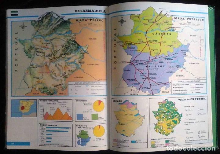 Libros de segunda mano: Atlas B&aacute;sico Santillana 1994 - Foto 8