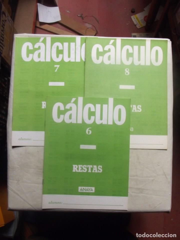 Libros de segunda mano: CALCULO RESTAS NUMEROS 6,7,8 EDICIONES ANAYA - Foto 1