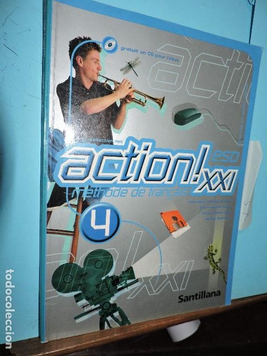 Libros de segunda mano: Action! M&eacute;thode de fran&ccedil;ais 4&ordm; ESO. Ed. Santillana. Madrid 2003 - Foto 1