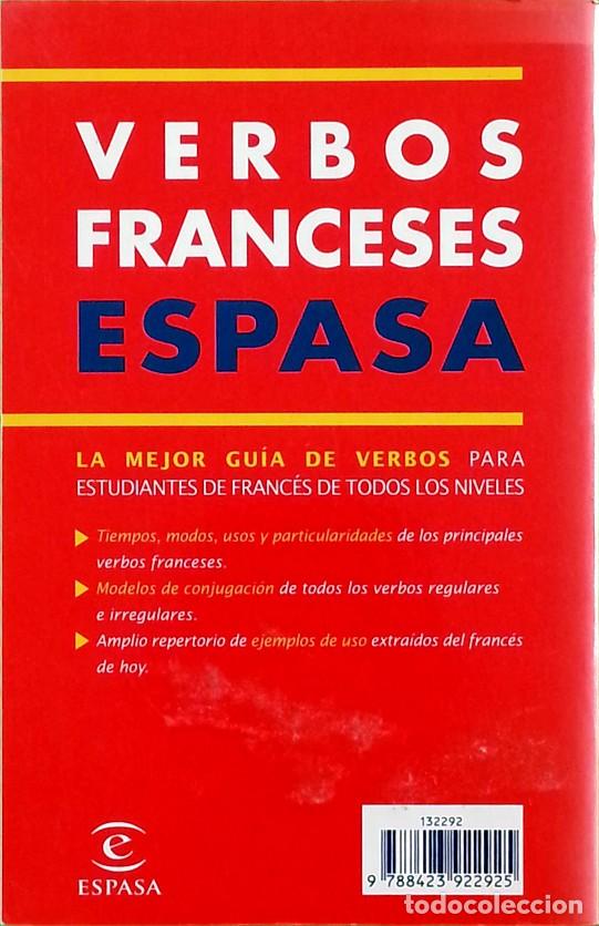 Libros de segunda mano: Verbos franceses - Espasa idiomas - Foto 2
