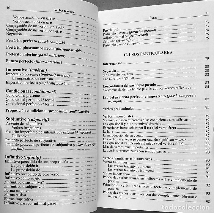 Libros de segunda mano: Verbos franceses - Espasa idiomas - Foto 5