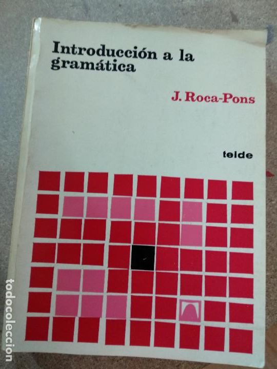 Libros de segunda mano: INTRODUCCI&Oacute;N A LA GRAM&Aacute;TICA - Roca Pons,J. - Foto 1