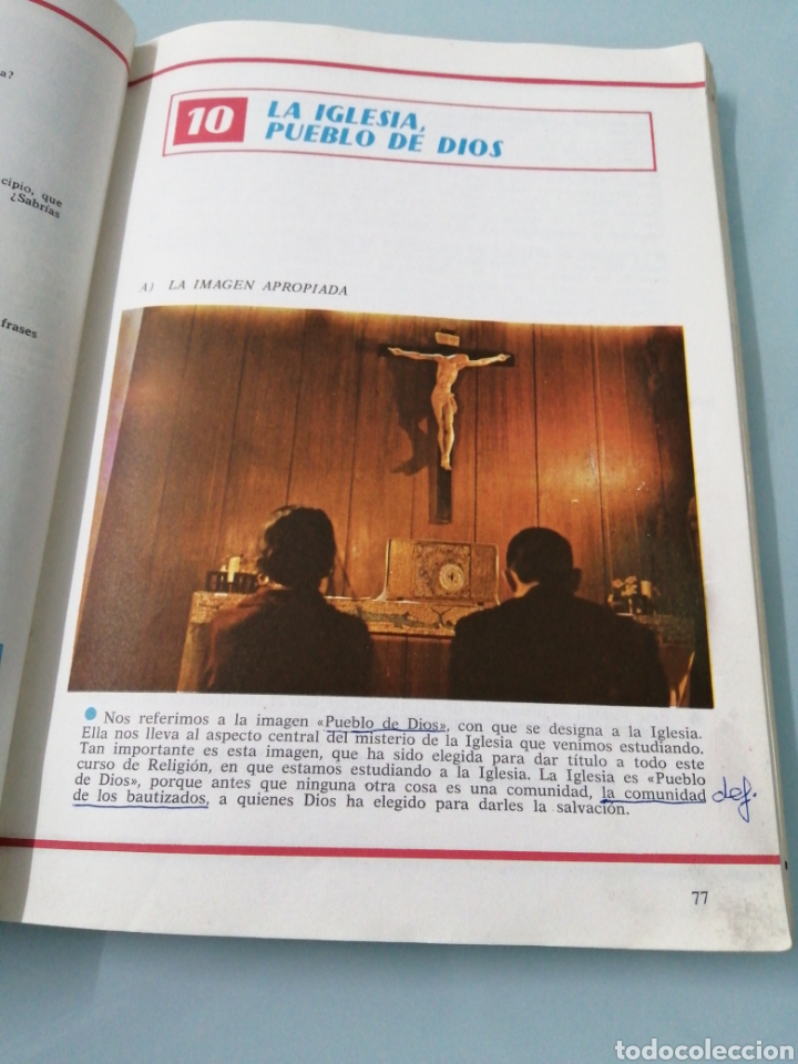 Libros de segunda mano: LA IGLESIA, PUEBLO DE DIOS. CUARTO DE BACHILLER. 1971. ED. PPC - Foto 10