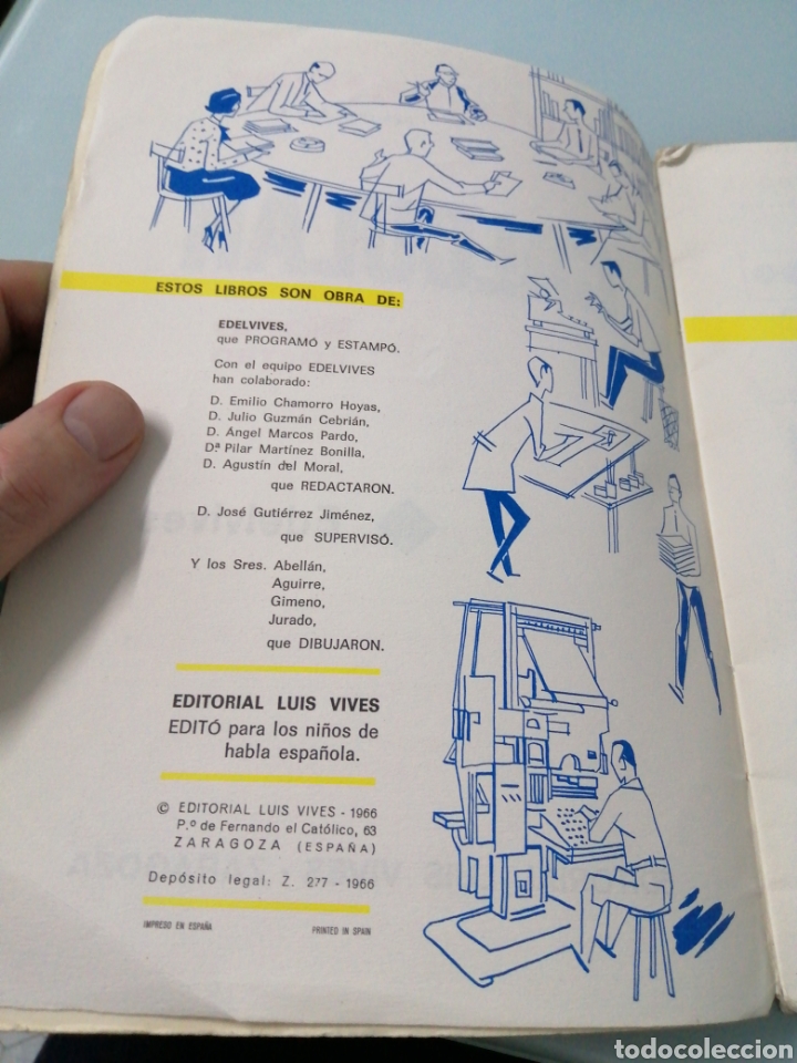 Libros de segunda mano: CALCULAR. MATEM&Aacute;TICAS. LIBRO CUATRO. CUARTO PRIMARIA. 1966. EDELVIVES. - Foto 4