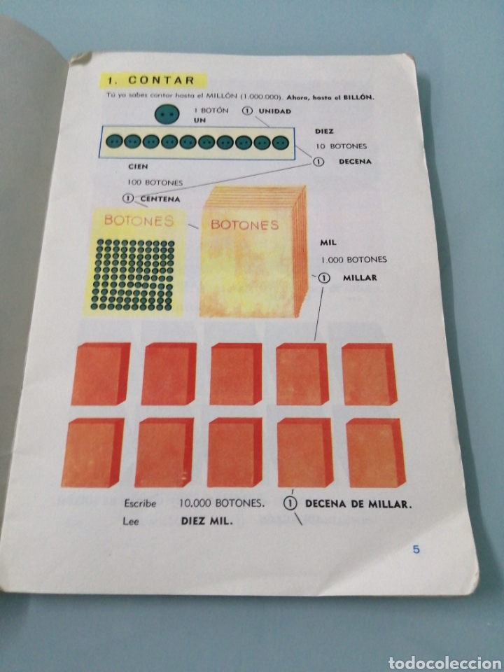 Libros de segunda mano: CALCULAR. MATEM&Aacute;TICAS. LIBRO CUATRO. CUARTO PRIMARIA. 1966. EDELVIVES. - Foto 5